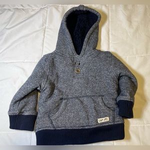 GAP Boys sherpa lined sweatshirt